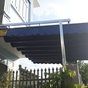 Mái bạt xếp che hiên nhà
