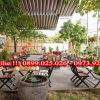 mái bạt che quán cafe