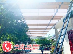 Mái che bạt kéo Biên Hòa
