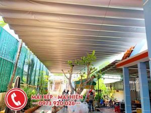 Mái bạt che quán cafe