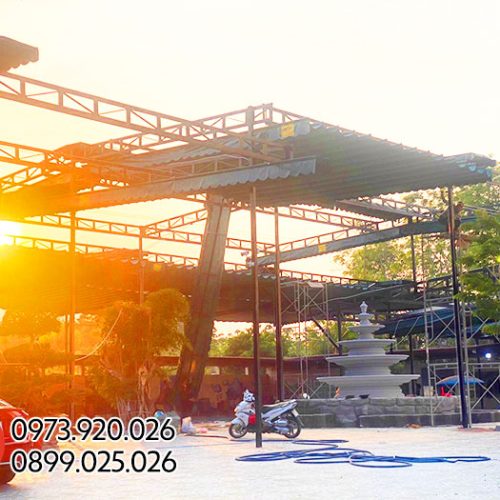 Mái che bạt kéo giá rẻ