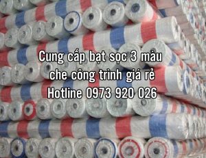 bạt sọc 3 màu giá rẻ