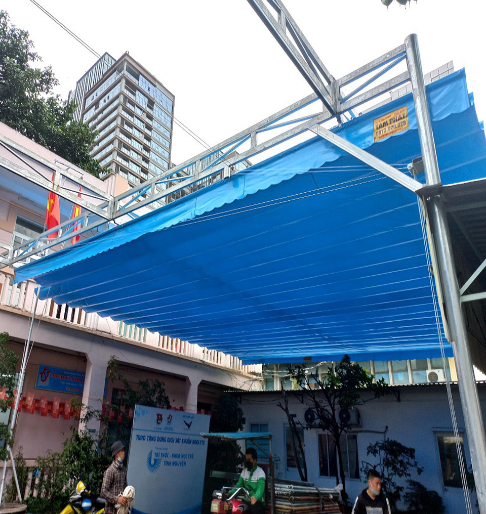Mái xếp lượn sóng
