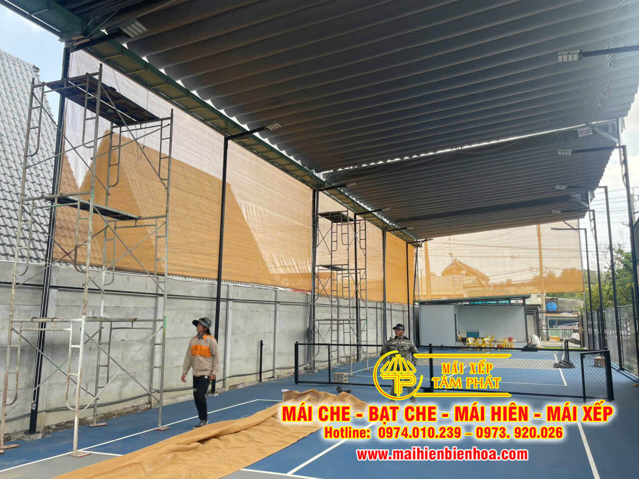 Bạt che sân Pickleball bền đẹp
